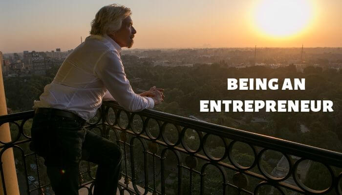 being an entrepreneur