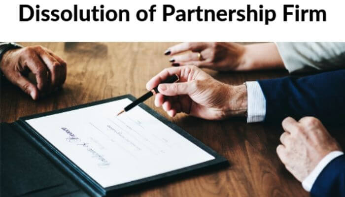 Partnership dissolution