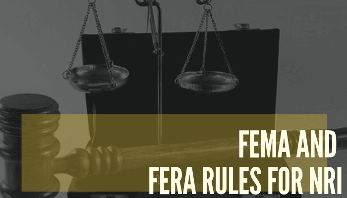 Fema And fera Rule for nri