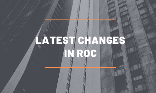 Latest Changes In ROC