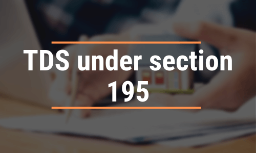TDS under section 195