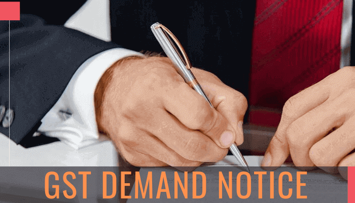 gst demand notice