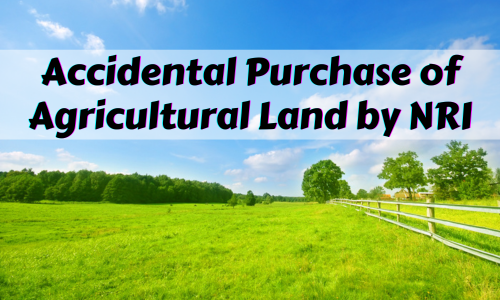 Accidentally Bought Agricultural Land